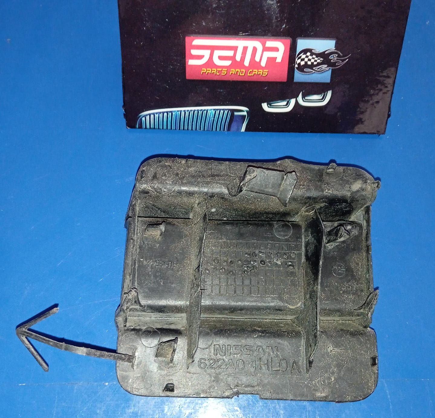 Tapa tirón FR(Delantera) Nissan March 2013-2016 622A0 1HL0A - Imagen 3