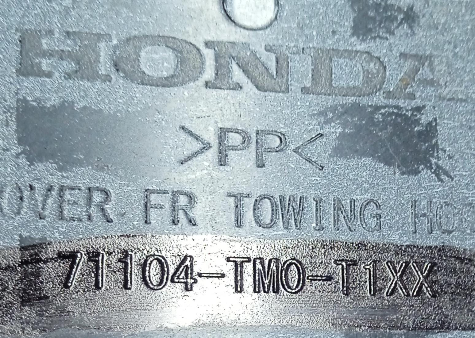 Tapa tirón FR(Delantero) Honda City 2012-2013 71104-TMO-T1XX - Imagen 4