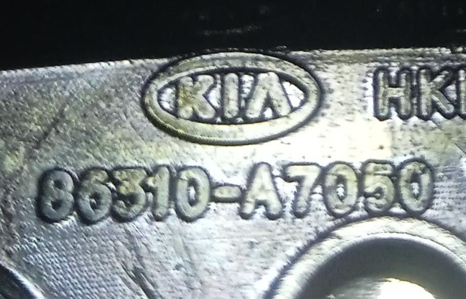 Emblema de tapa cajuela Kia Forte 2014-2016 86310-A7050 - Imagen 4