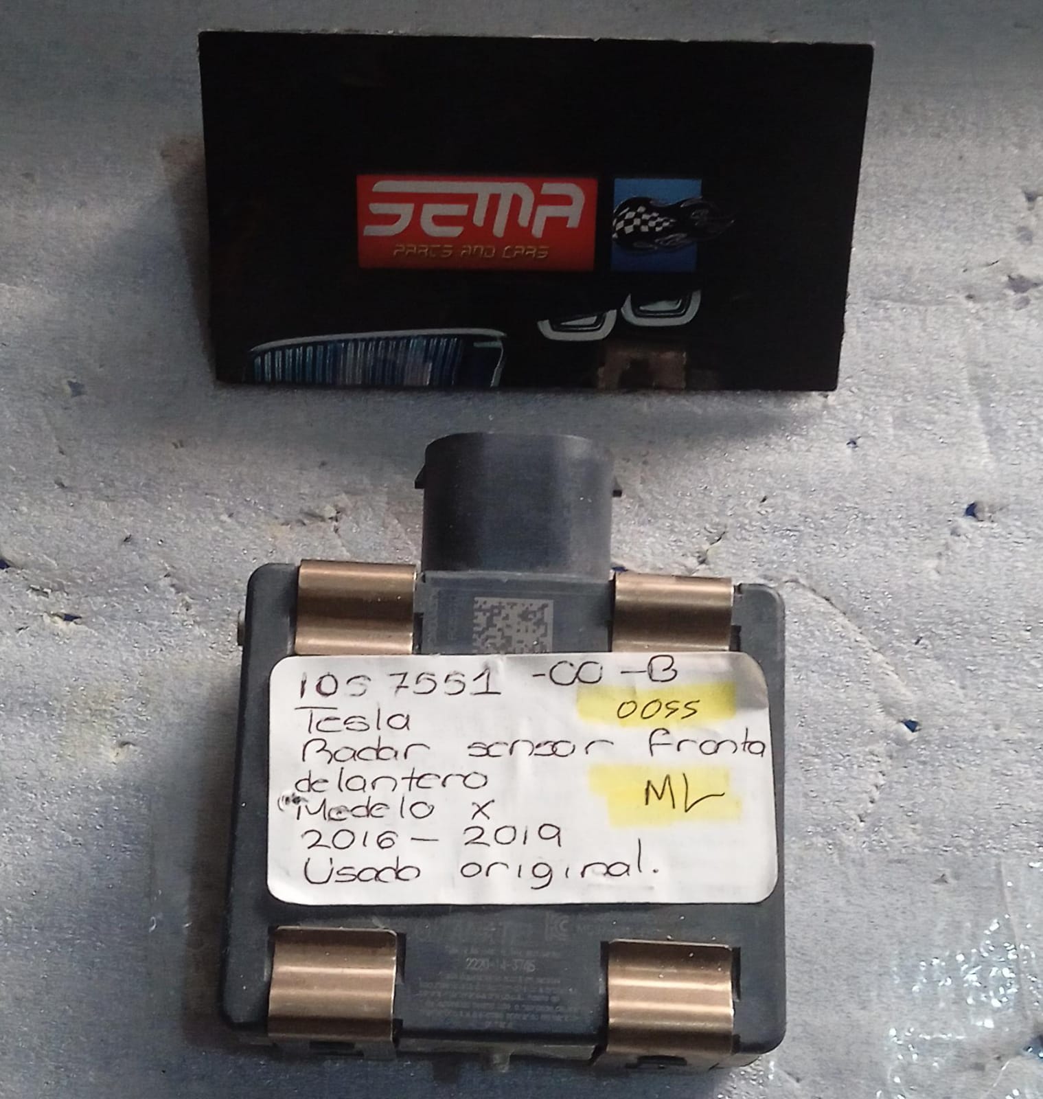 RADAR SENSOR DELANTERO TESLA MODEL X 2016-2019 1057551-00-B - Imagen 2