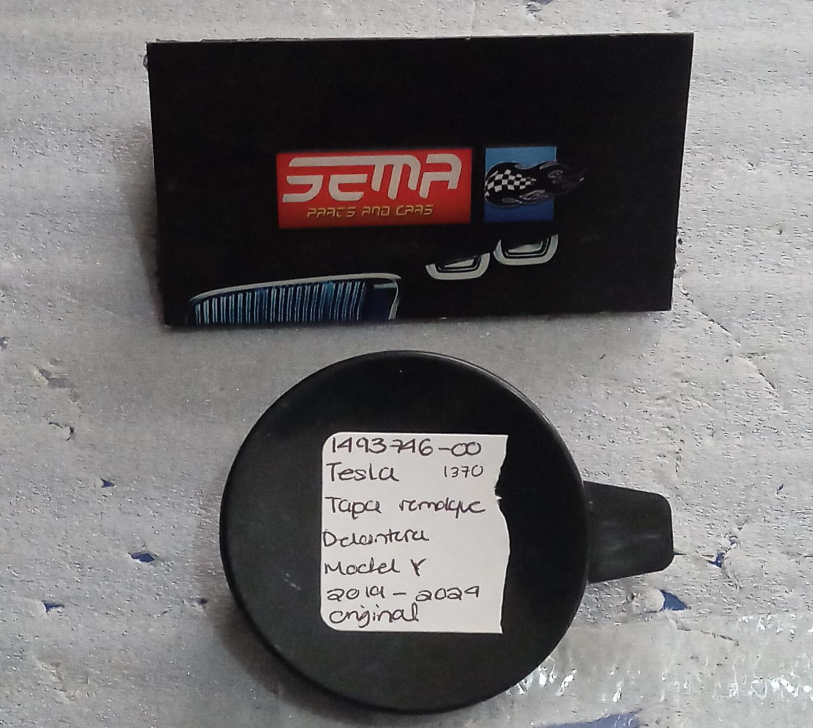 TAPA DE REMOLQUE DELANTERA TESLA MODEL Y 2019-2024 1493746-00