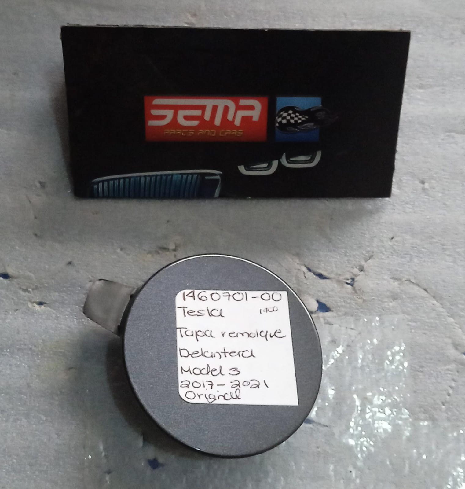 TAPA DE REMOLQUE DELANTERA TESLA MODEL Y 2019-2024 1493746-00