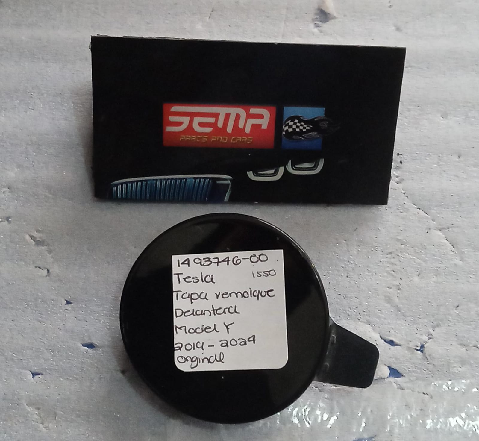 TAPA DE REMOLQUE DELANTERA TESLA MODEL Y 2019-2024 1493746-00