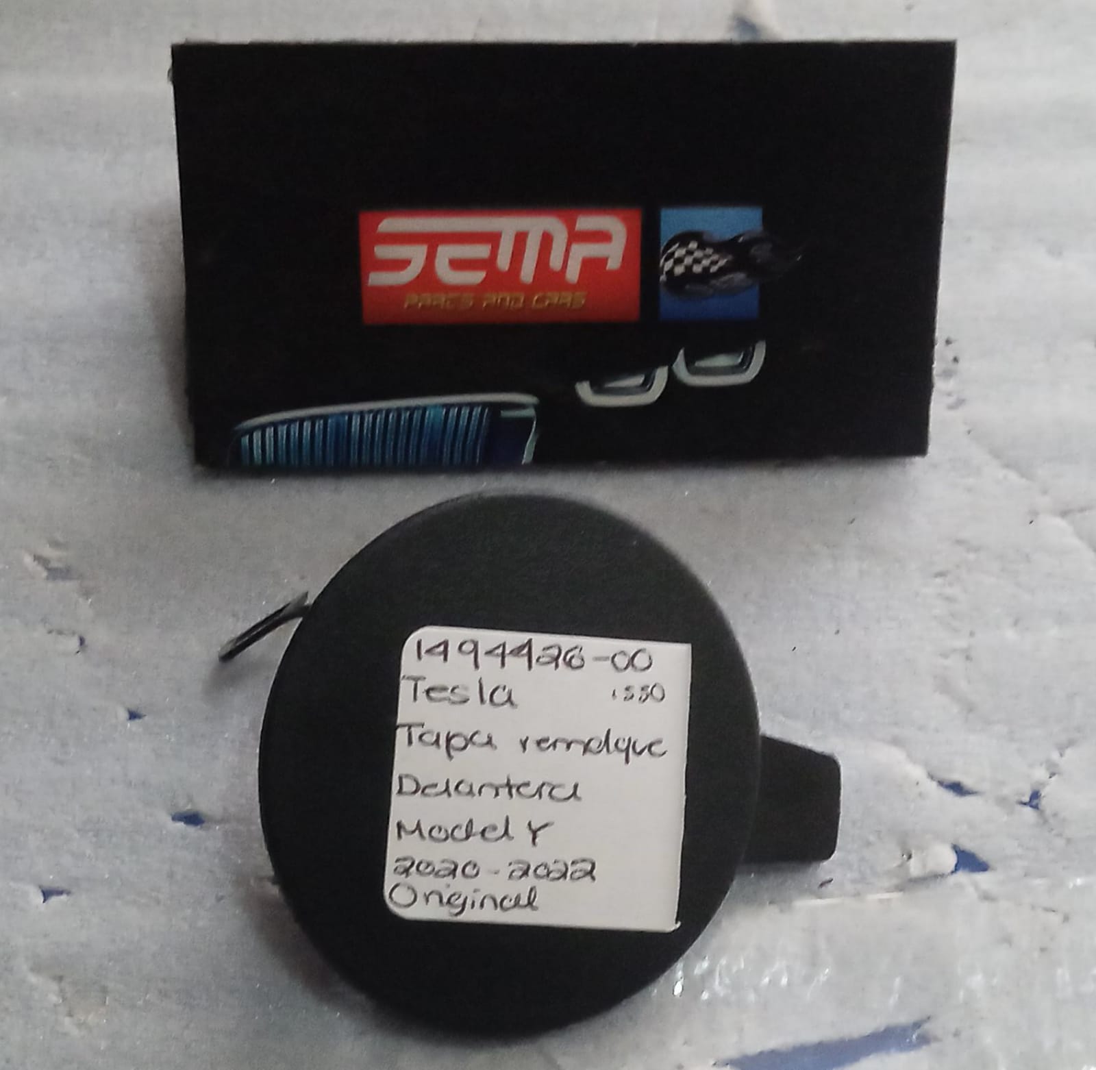 TAPA DE REMOLQUE DELANTERA TESLA MODEL Y 2020-2022 1494426-00