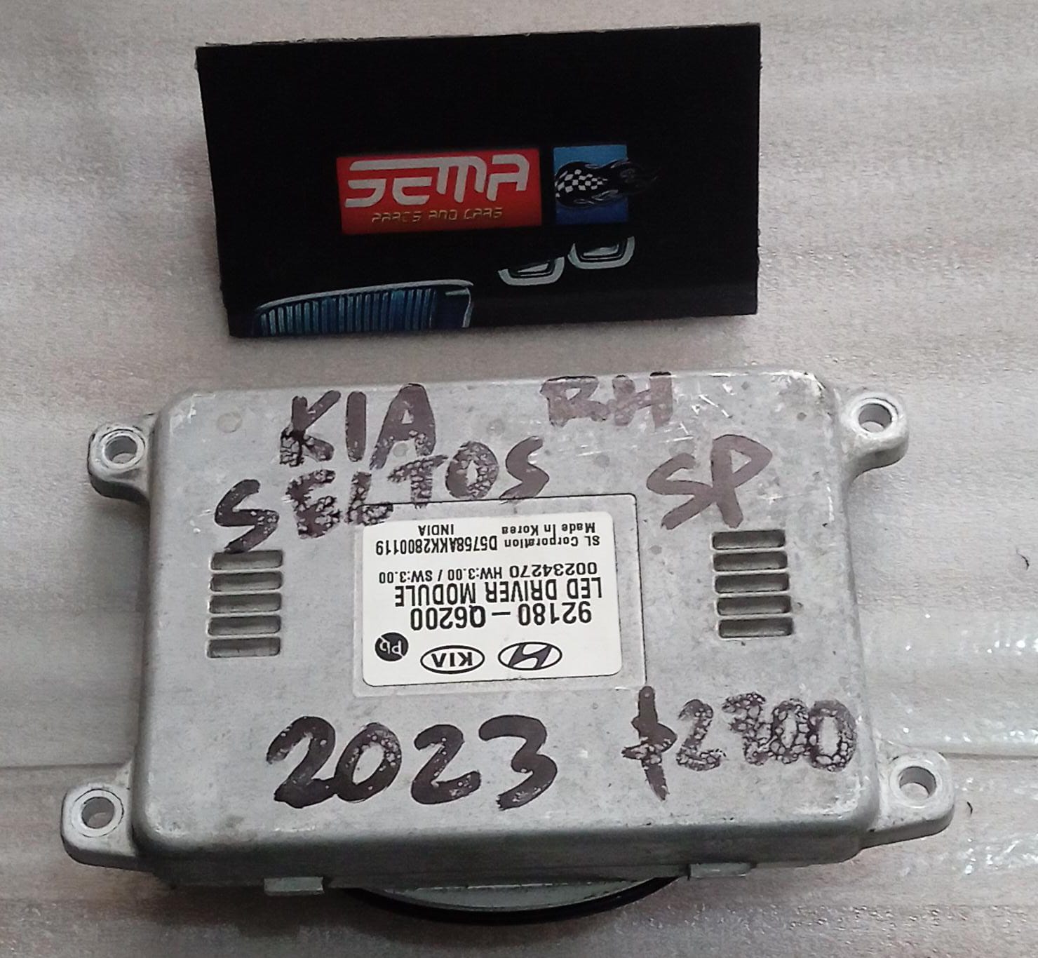 BALASTRA MODULO LUZ DE FARO KIA SELTOS 2023 92180-Q6200