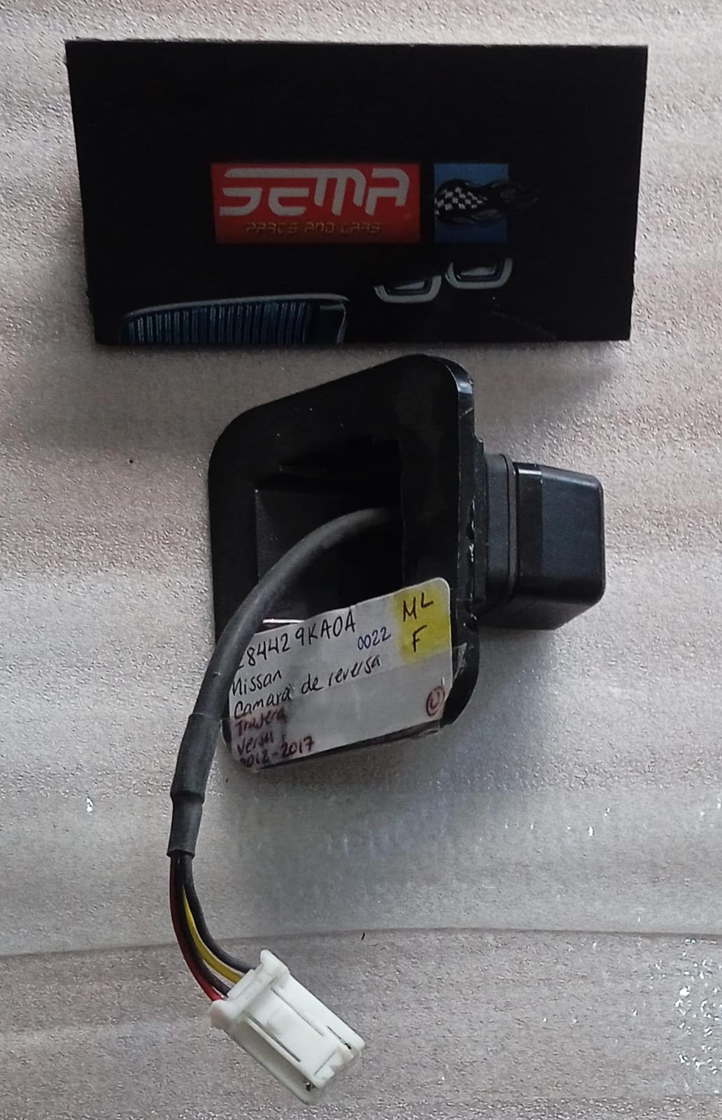 CAMARA DE REVERSA TRASERA NISSAN VERSA 2012-2017 284429KA0A - Imagen 2
