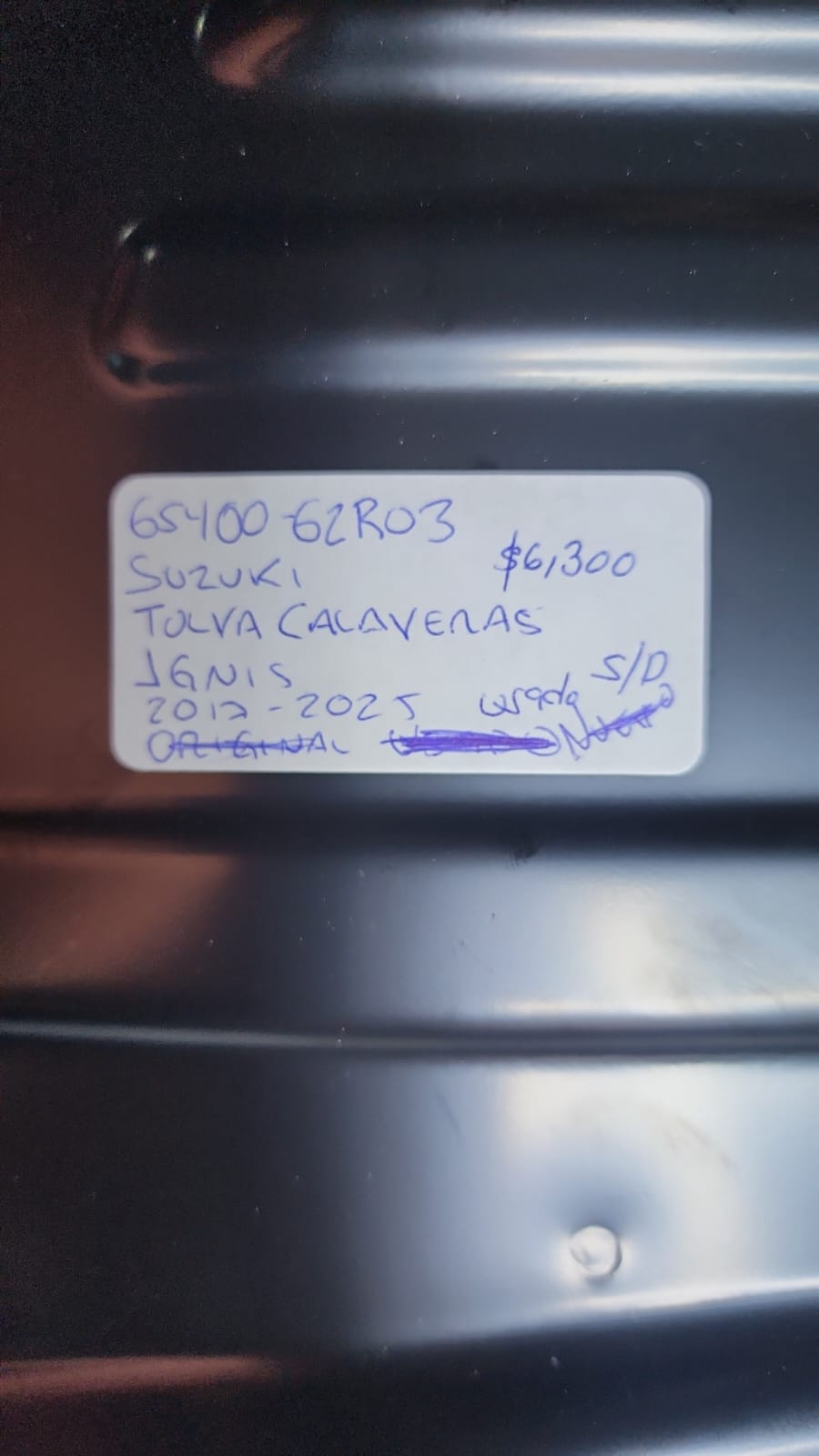 TOLVA CALAVERA SUZUKI IGNIS 2017-2025 65400-62R03 - Imagen 3