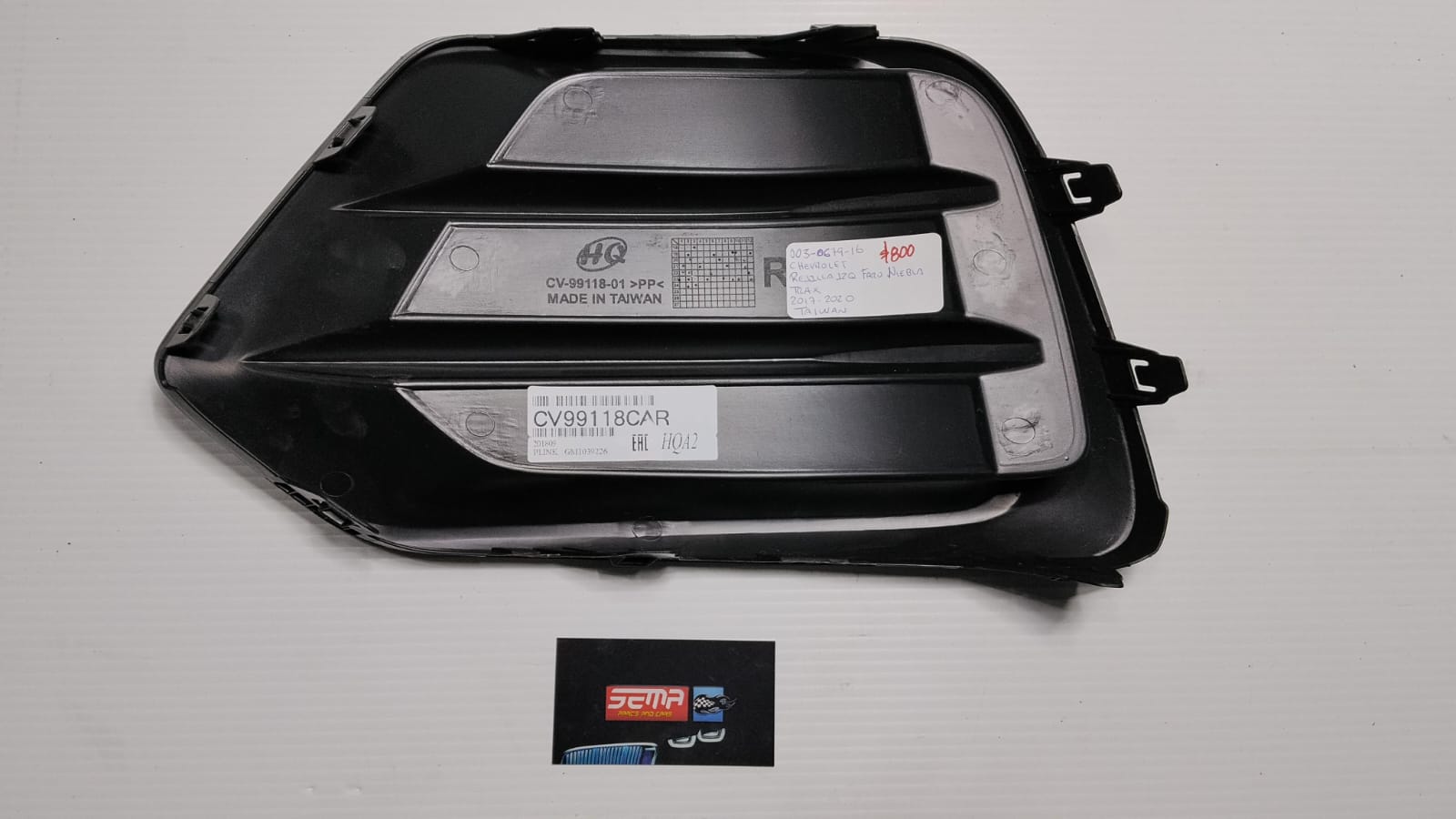 BISEL FARO DE NIEBLA IZQUIERDO CHEVROLET TRAX 2017-2020 003-0679-16 - Imagen 2