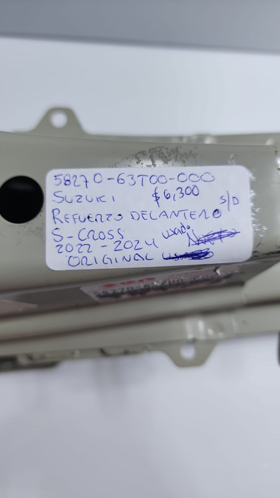 REFUERZO DELANTERO SUZUKI S-CROSS 2022-2024 58270-63T00-000 - Imagen 3