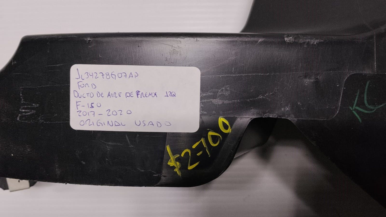 DUCTO FLITRO DE AIRE FORD FIESTA 2017-2023 JL34278G07AP - Imagen 3