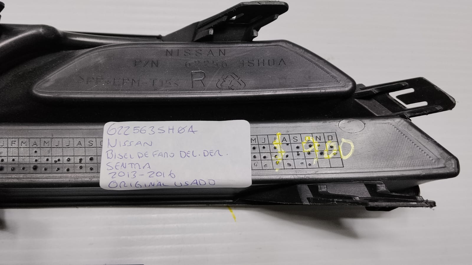 BISEL DE FARO DELANTERO DERECHO NISSAN SENTRA 2013-2016 6225635H0A - Imagen 3