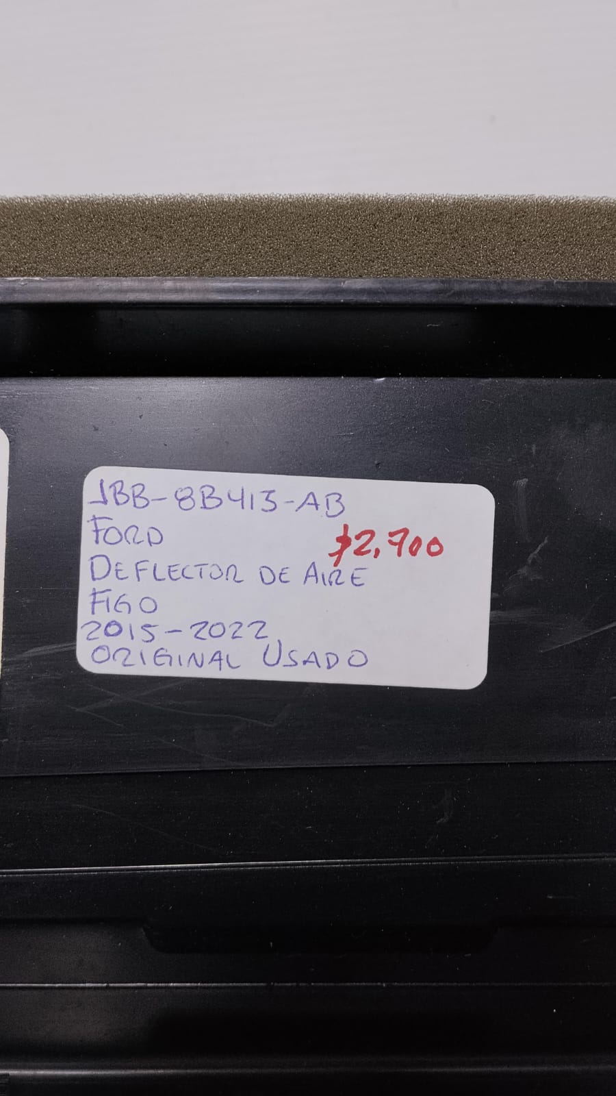 DEFLECTOR DE AIRE FORD FIGO 2015-2022 JBB-8B413-AB - Imagen 2