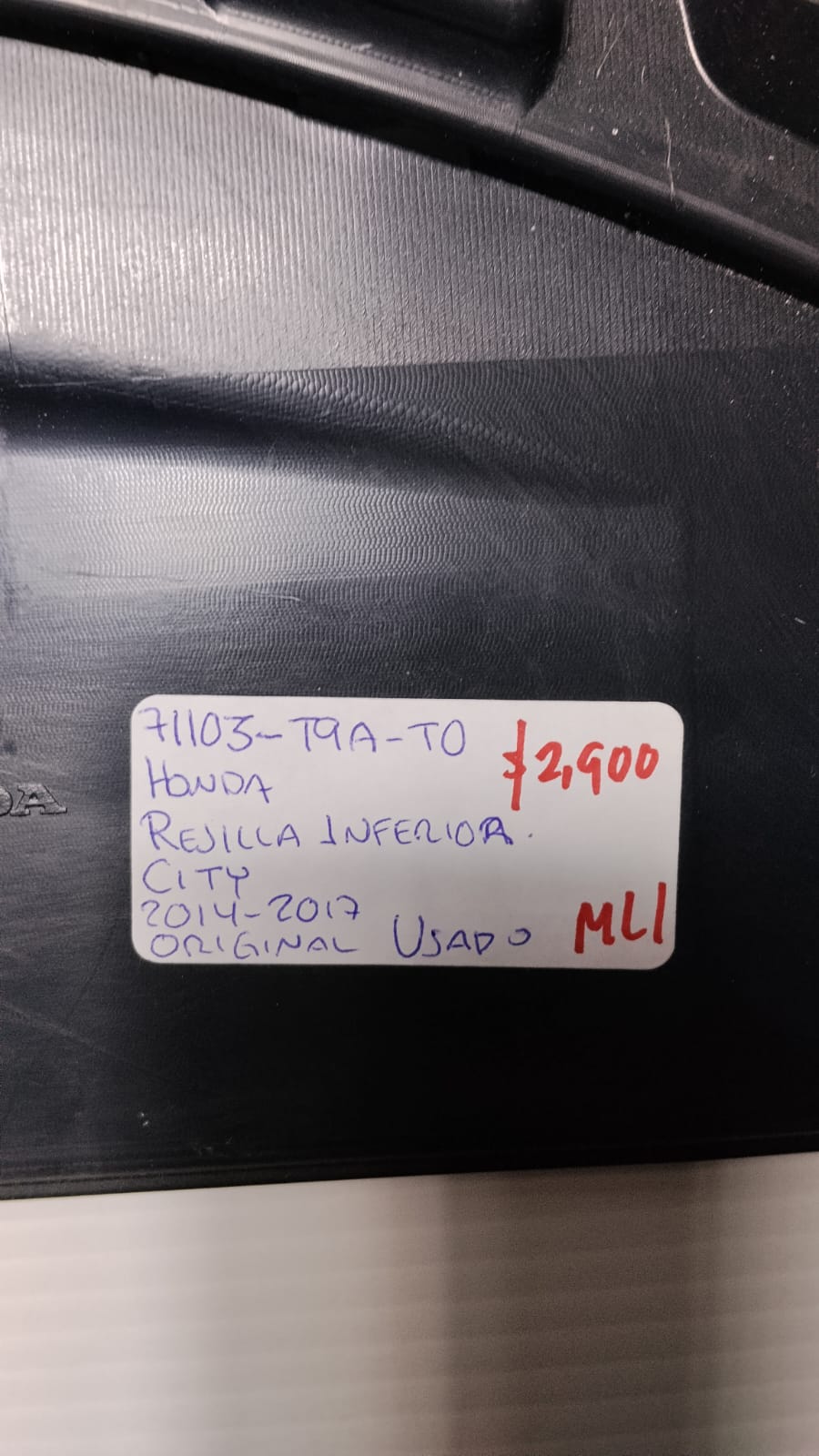REJILLA INFERIOR HONDA CITY 2014-2017 71103-T9A-T0 - Imagen 2
