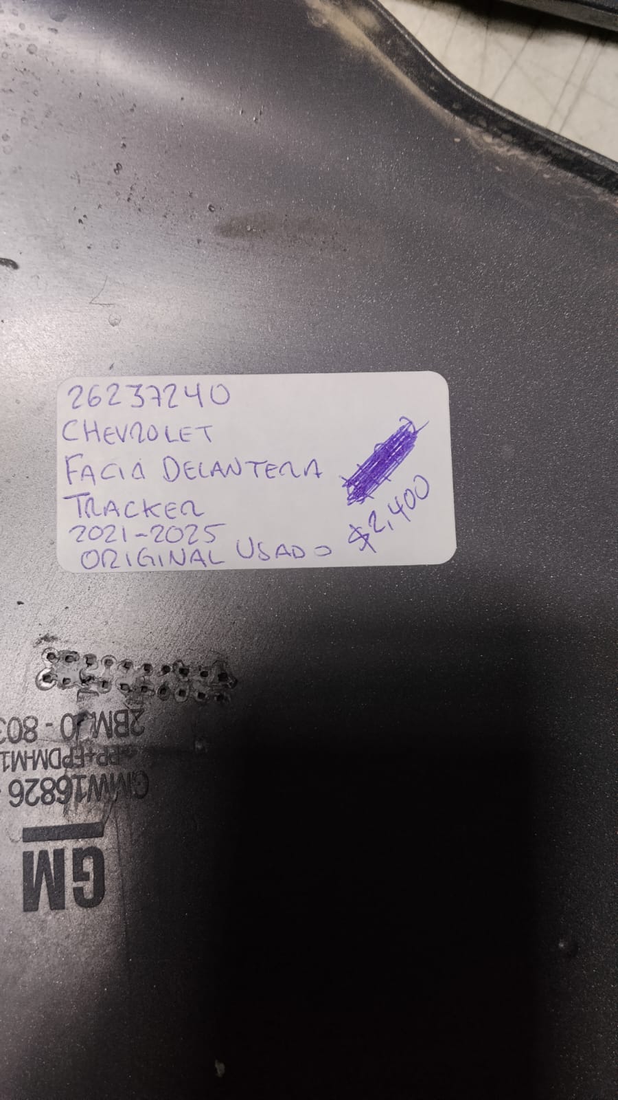 FACIA DELANTERA CHEVROLET TRACKER 2021-2025 26237240 - Imagen 5