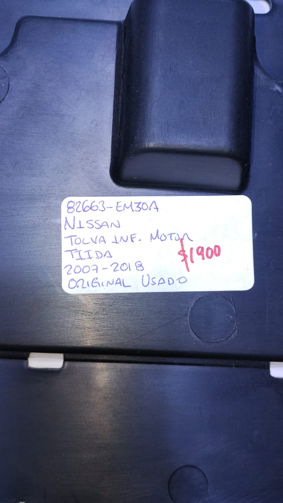 TOLVA INFERIOR MOTOR NISSAN TIIDA 2007-2018 82663-EM30A - Imagen 3