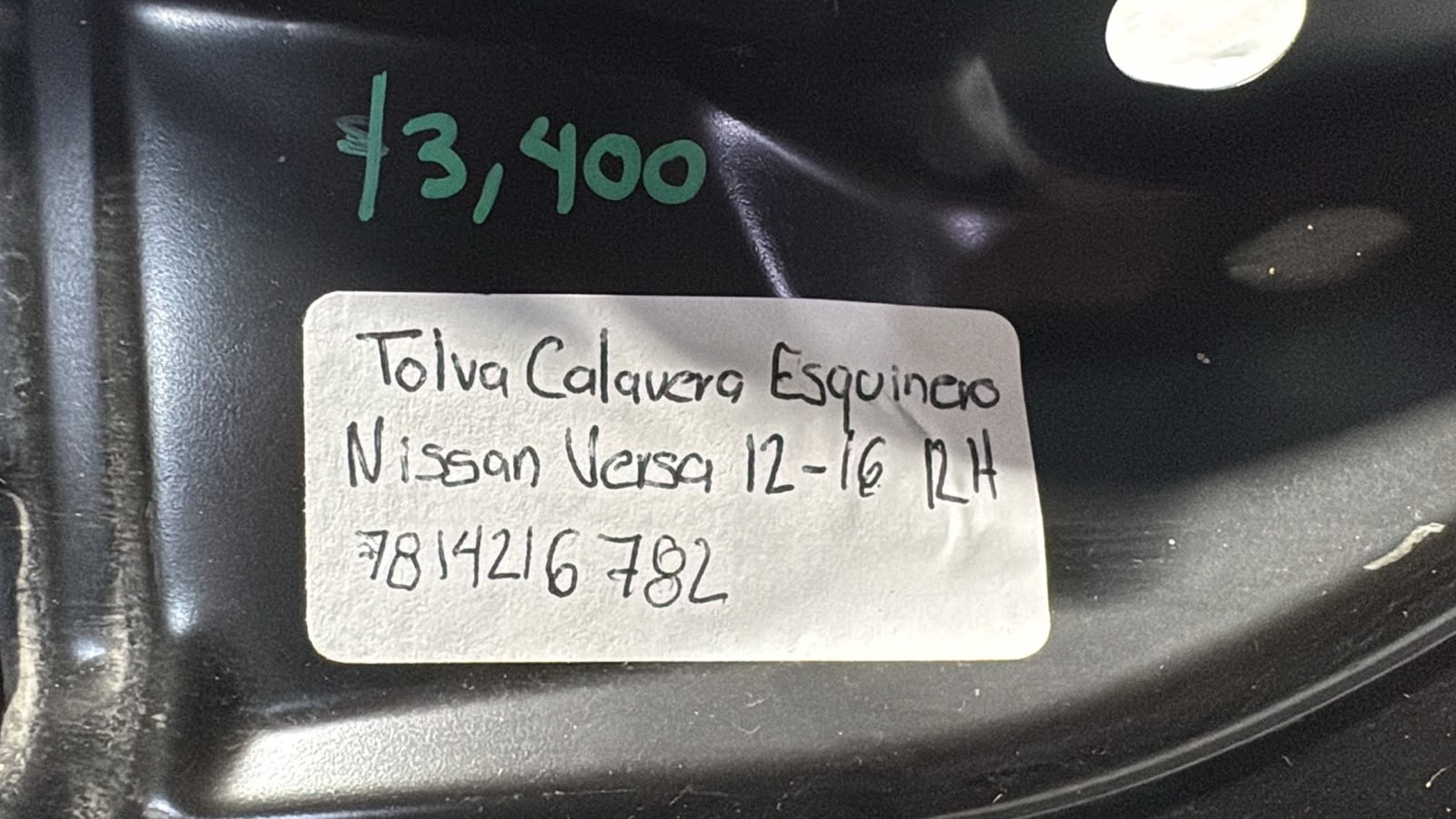 TOLVA CALAVERA IZQUINERA TRASERA DERECHA NISSAN VERSA 2012-2016 7814216782 - Imagen 2