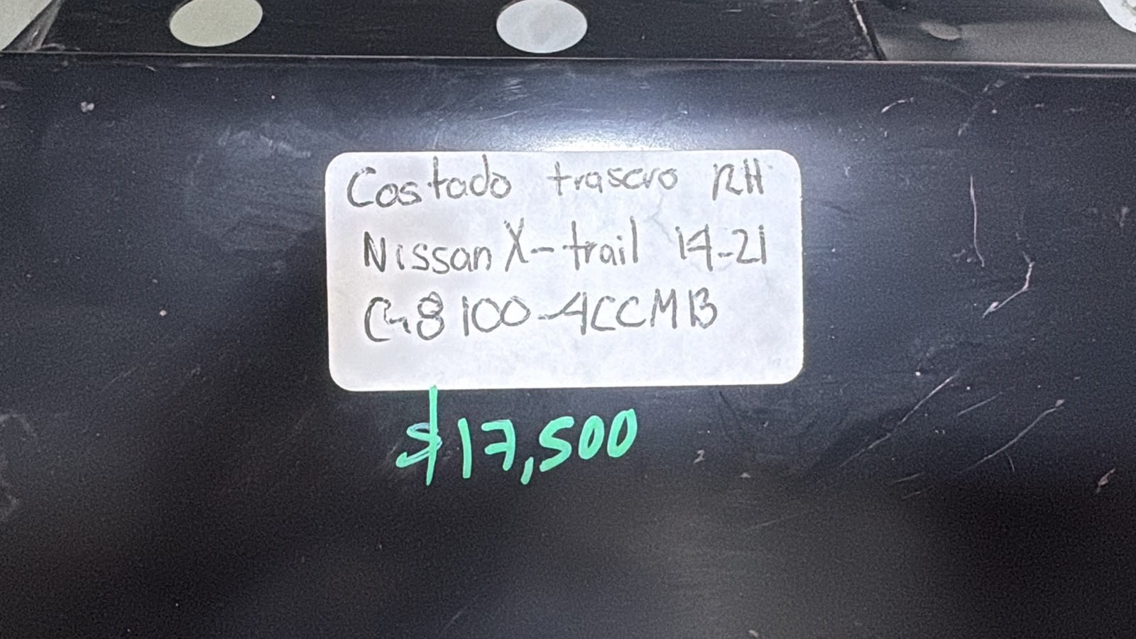 COSTADO DERECHO TRASERO NISSAN X-TRAIL 2017-2021 G8100-4CCMB