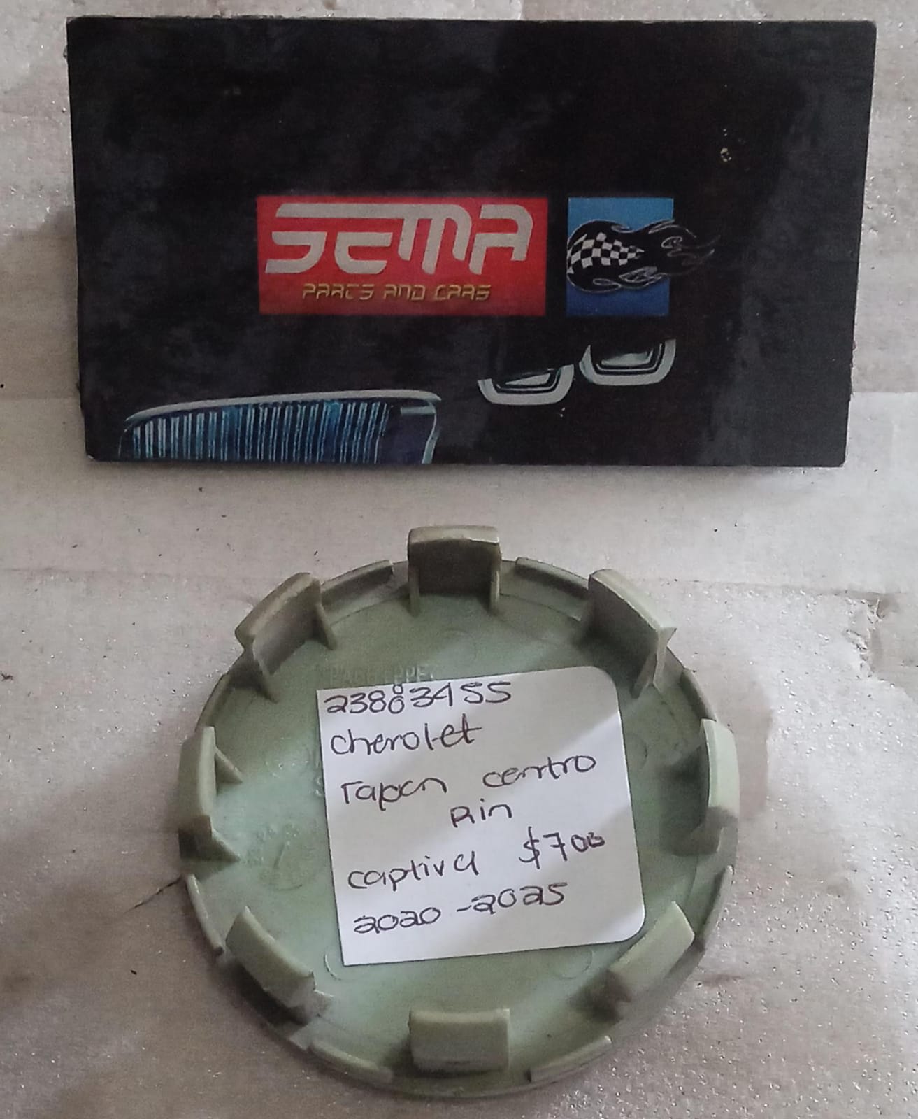 TAPON CENTRO RIN CHEVROLET CAPTIVA 2020-2025 23883455