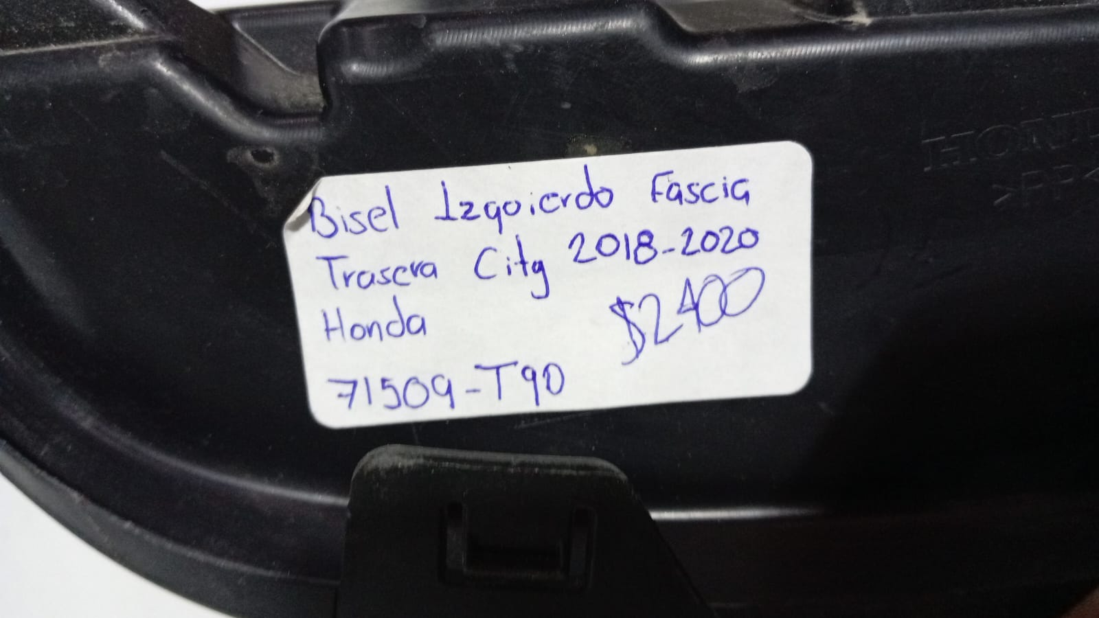 BISEL DE FACIA IZQUIERDA TRASERA HONDA CITY 2018-2020 71509-790 - Imagen 3